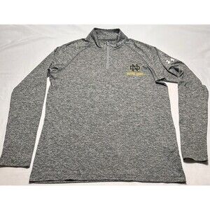Notre Dame Fighting Irish Under Armour Long Sleeve 1/4 Zip Shirt Size Medium
